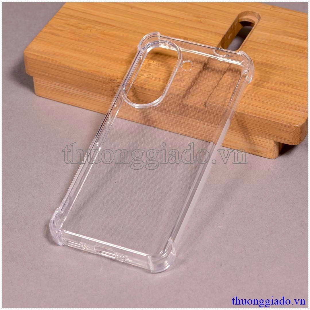 Ốp lưng dẻo Asus ZenFone 9 (Ốp lưng Silicone trong suốt tăng cường chống sốc 4 góc)